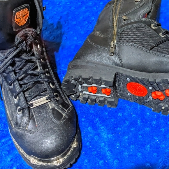 Milwaukee Leather Motorcycle Boots | Unisex | Black | Size 10.5 US - Picture 8 of 11
